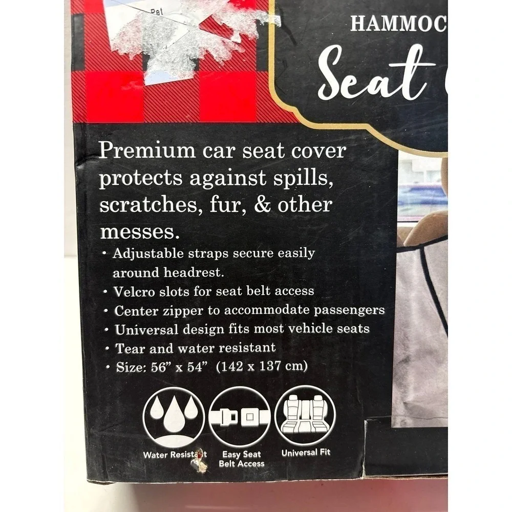 Dog Car Seat Hammock (56x54)